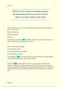 WGU D115 Unit 5 &vert; Advanced Pathophysiology for  the Advanced Practice Nurse &vert; Qs & As&vert; Grade A&vert;  100&percnt; Correct Latest Update &lpar;2025&sol; 2026&rpar;  