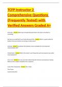 TCFP Instructor 2 Comprehensive Questions &lpar;Frequently Tested&rpar; with Verified Answers Graded A&plus;