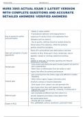 Exam &lpar;elaborations&rpar; NURS 3065  
