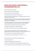 ENVS 324 EXAM 1 QUESTIONS & ANSWERS&lpar;RATED A&plus;&rpar;