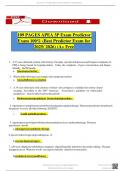109 PAGES APEA 3P Exam Predictor  Exam 100&percnt; &lpar;Best Predictor Exam for  2025&sol; 2026&rpar; &lpar;A&plus; Free