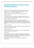 W2 MIMG 185A Exam with accurate detailed solutions