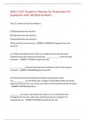 WGU C237 Taxation I Review for Final Exam 67 Questions with Verified Answers&comma;100&percnt;CORRECT