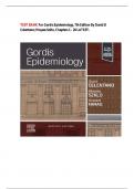 TEST BANK For Gordis Epidemiology&comma; 7th Edition By David D Celentano&semi; Moyses Szklo&comma; Chapters 1 - 20 LATEST