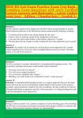 HESI RN Exit Exam Practice Exam Test Bank &vert; Complete Exam Questions with 100&percnt; Verified Correct Answers and Rationales &vert; Latest Update 2026&sol;2027 Edition &vert; Chamberlain &vert; Graded A&plus;