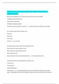 Central Nervous System Questions with 100&percnt; Correct Answers &vert; Verified Solutions