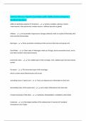Central Nervous System Questions with 100&percnt; Correct Answers &vert; Verified Solutions
