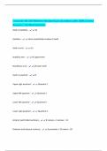 Concorde DH 105 Midterm Review Exam Questions with 100&percnt; Correct Answers &vert; Verified Solutions