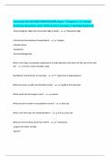 Concorde DH 105 MIDTERM REVIEW Exam &ndash; Chapters 1-11 Dental Anatomy Questions with 100&percnt; Correct Answers &vert; Verified Solutions