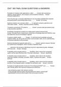 CNIT 180 FINAL EXAM QUESTIONS & ANSWERS