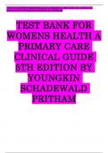 TEST BANK&colon; Womens Health A Primary Care Clinical Guide 6th Edition Youngkin Schadewald Pritham&period; All Chapters 1-26&period; Questions And Answers