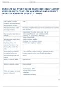 Exam &lpar;elaborations&rpar; NURS 170  