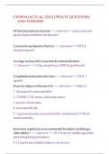 CSOWM &lpar;ACTUAL 2025&rpar; UPDATE QUESTIONS AND ANSWERS&period;