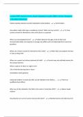 Loyola EMS System Entry Exam Questions with 100&percnt; Correct Answers &vert; Verified Solutions