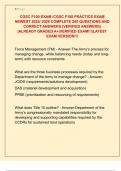 CGSC F100 EXAM &sol;CGSC F100 PRACTICE EXAM  NEWEST 2025&sol; 2026 COMPLETE 200 QUESTIONS AND  CORRECT ANSWERS &lpar;VERIFIED ANSWERS&rpar;  &vert;ALREADY GRADED A&plus;&vert;VERIFIED EXAM&excl;&excl;&excl;&vert;LATEST  EXAM VERSION&excl;&excl;&excl; 