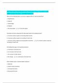 NCC Electronic Fetal Monitoring Certification Exam Questions with 100&percnt; Correct Answers &vert; Verified Solutions