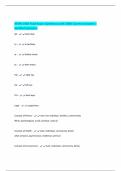 NFDN 1002 Final Exam Questions with 100&percnt; Correct Answers &vert; Verified Solutions