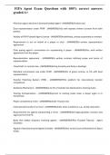 FIFA Agent Exam Questions with 100&percnt; correct answers graded A&plus;