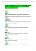 TNCC 10th Edition &ndash; Final Test&period; 84 Questions with Answers Graded A&plus; Exams for nursing MCQs answers with Rationales