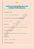 black rock training Questions with  Detailed Verified Answers 