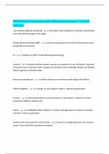 PNCB CPN Exam Questions with 100&percnt; Correct Answers &vert; Verified Solutions