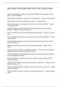 NAIL WRITTEN EXAM PRACTICE TEST QUESTIONS