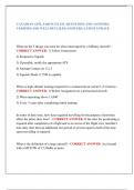   CANADIAN ATPL SARON EXAM &vert; QUESTIONS AND ANSWERS&vert;  VERIFIED AND WELL DETAILED ANSWERS&vert; LATEST UPDATE 