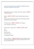 CISEC EXAM &vert; QUESTIONS AND ANSWERS &vert; VERIFIED AND WELL  DETAILED ANSWERS&vert; LATEST UPDATE 