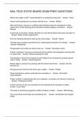 NAIL TECH STATE BOARD EXAM PREP QUESTIONS