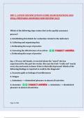 DRT 1 LATEST REVIEW &lbrack;STUDY GUIDE EXAM QUESTIONS AND  WELL PREPARED ANSWERS&rsqb; NEW REVIEW 2025