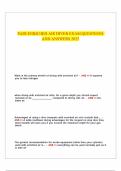 PADI ENRICHED AIR DIVER EXAM QUESTIONS AND ANSWERS 2025