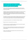 GACE Test 1& 2 and Praxis II School Counselor Exam Questions with Correct Answers Latest Version Updated