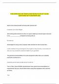 PADI ENRICHED AIR DIVER EXAM REVIEW & STUDY GUIDE QUESTIONS WITH ANSWERS 2025
