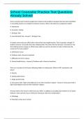 School Counselor Practice Test Questions Already Solved