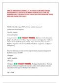 HEALTH INSURANCE FLORIDA 2-40 PRACTICE EXAM QUESTIONS &num;2  WITH COMPLETE AND WELL DETAILED ANSWERS 2025 &vert; THIS SET  INCLUDES ONLY THE HEALTH PORTION OF THE STATE EXAM FOR THOSE  WHO ARE TAKING THE 2-40&period;&excl;&excl;&excl;