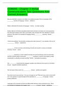 COM203 - Chapter 3 Verbal Communication Test Questions And Correct Answers&period;