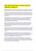 NSG 3600 Peds Exam 2 Latest 2025-26 Update&excl;&excl; Graded A&plus;&period;pdf