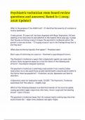 Psychiatric technician state board review questions and answers Rated A&plus; 2025-2026 Update&excl;&excl;&period;pdf