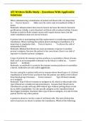 ATI Written Skills Study &ndash; Questions With Applicable Solutions