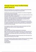 Georgia Access 2025 Verified Study guide Rated A&plus;&period;pdf