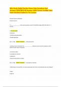 Wits Study Guide Practice Exams Only Questions And Answers 2024-2025 All Answers 100&percnt; Correct Verified  Best Exam Solution Graded A&plus; For Success