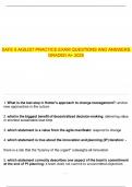 SAFE 5 AGILIST PRACTICE EXAM QUESTIONS AND ANSWERS GRADED A&plus; 2025