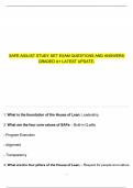  SAFE AGILIST STUDY SET EXAM QUESTIONS AND ANSWERS GRADED A&plus; LATEST UPDATE&period;