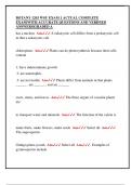 BOTANY 1203 WSU EXAM 1 ACTUAL COMPLETE  EXAM&vert;WITH ACCURATE QUESTIONS AND VERIFIED  ANSWERS&vert;GRADED A