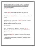 PSYCH 230 WSU EXAM 1 BLYTHE ACTUAL COMPLETE  EXAM&vert;WITH ACCURATE QUESTIONS AND VERIFIED  ANSWERS&vert;GRADED A 