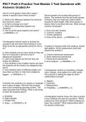 PECT PreK-4 Practice Test Module 3 Test Questions with Answers Graded A&plus;
