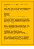 NURS 280 Final Questions & Answers With Complete Solutions