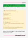 BCO Exam &lpar;PCCA&rpar; Questions and Correct  Answers&sol; Latest Update &sol; Already Graded