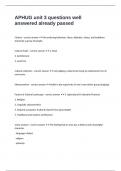 APHUG unit 3 questions well answered already passed