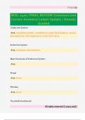 BIOL 2402&colon; FINAL REVIEW Questions and  Correct Answers&sol; Latest Update &sol; Already  Graded